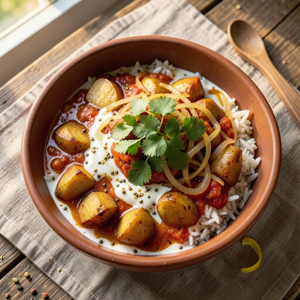 Aloo Curry Recipe for Rice: Potato-Spice Symphony With Aromatic Basmati