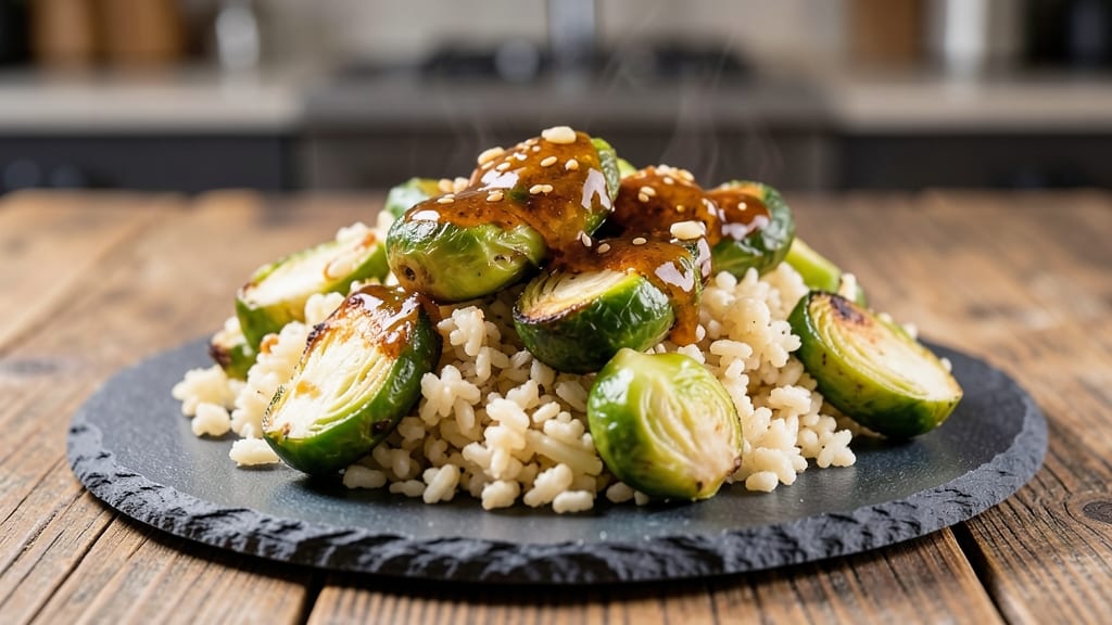 Cauliflower Rice and Brussels Sprouts Recipe: Crispy Roasted Bites with Nutty Depth