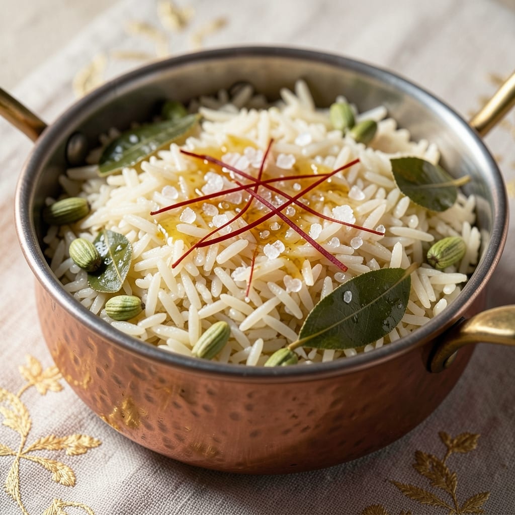 Arabic Basmati Rice Recipe: Toasted Spice and Saffron Flavor Bomb