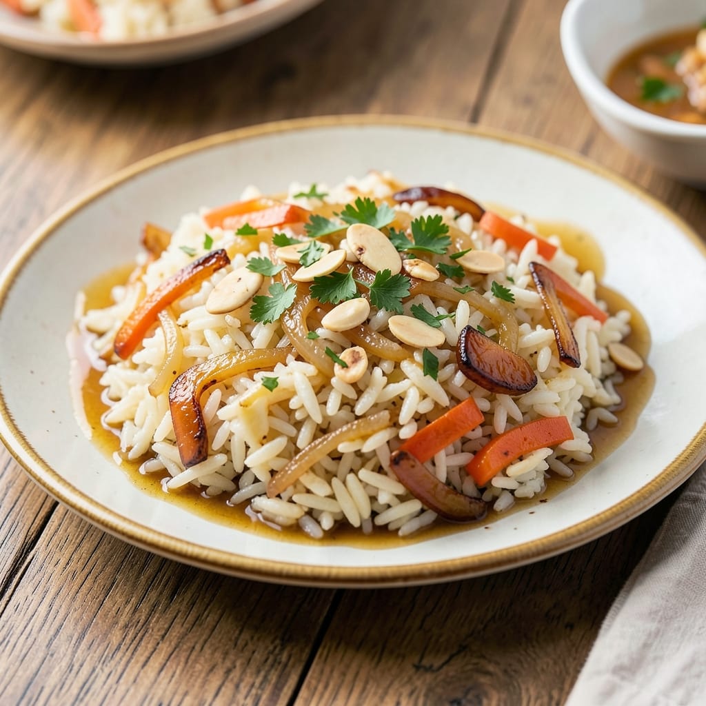 5-Star Rice Pilaf Recipe: Golden-Grain Elegance With Toasted Spice Crunch