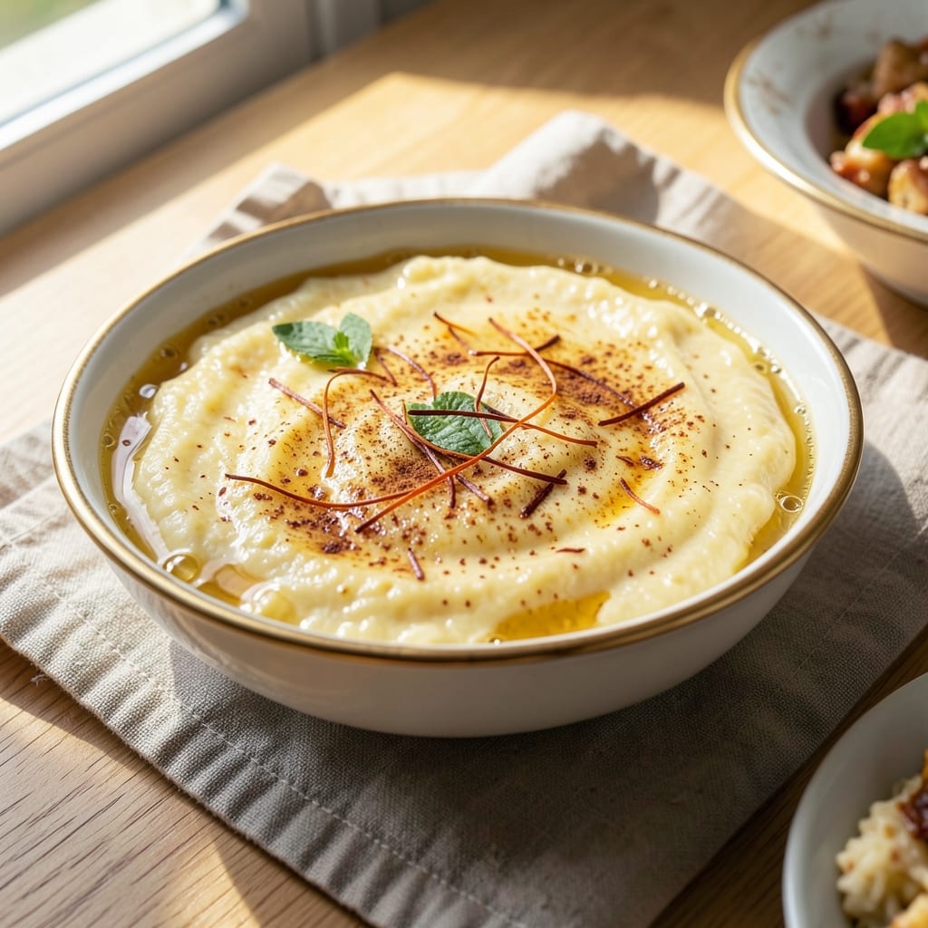 Armenian Rice Pudding Recipe: Saffron-Kissed Vanilla Creaminess