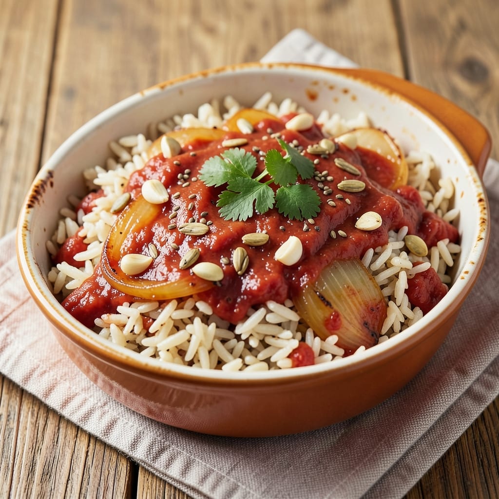 1 Cup Mexican Rice Recipe: Tomato-Cumin Crunch in One Pot