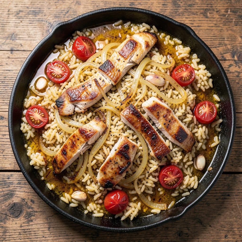 Arborio Rice for Paella Recipe: Saffron-Infused Crunch and Juicy Seafood Bites