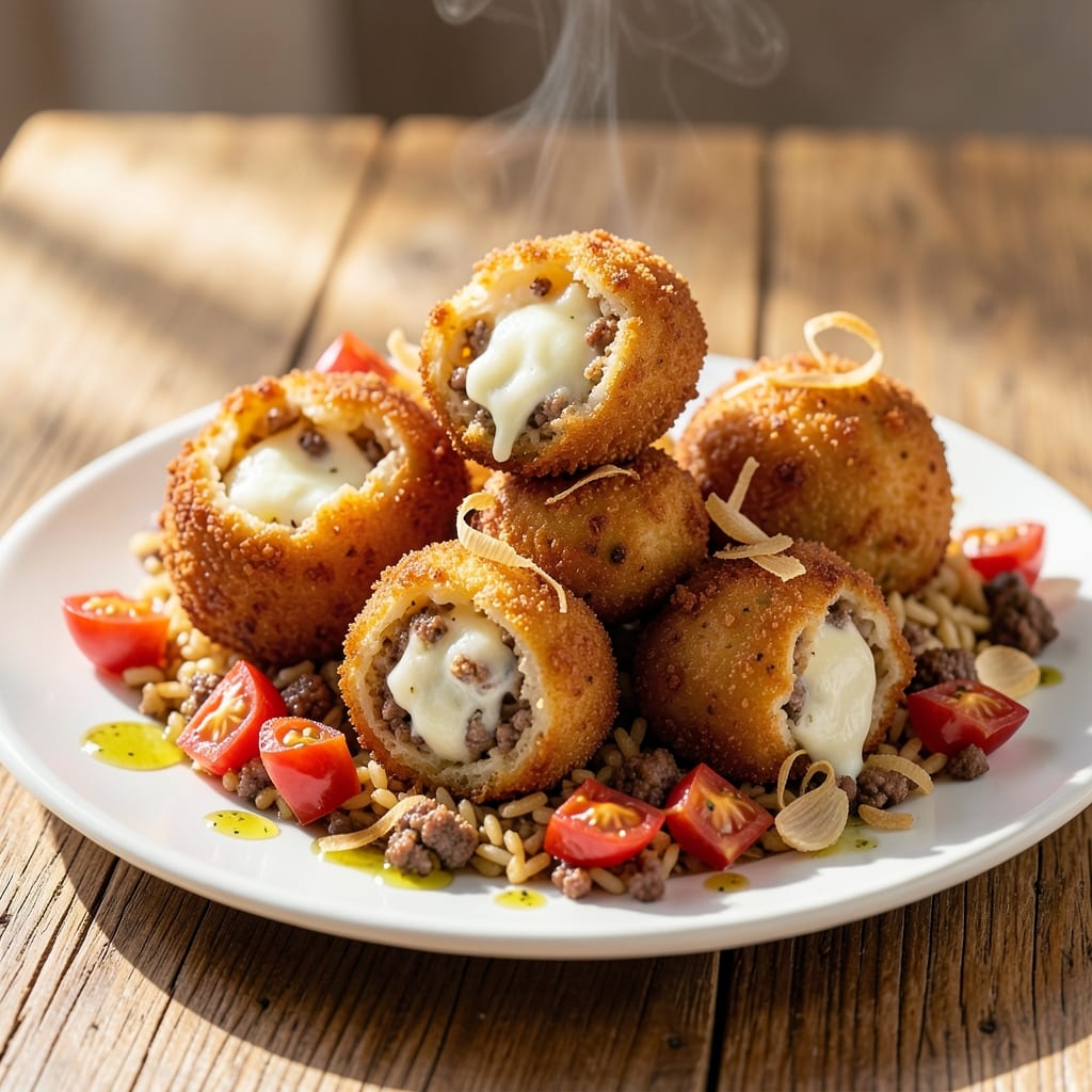Arancini Rice Recipe: Sicilian Street Food Crunch and Cream Fusion