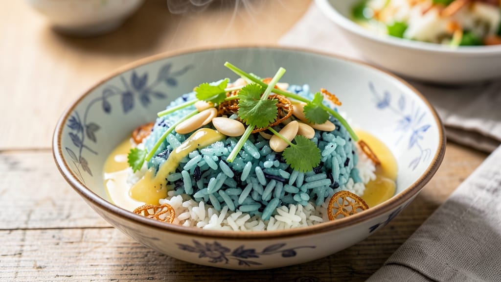 Butterfly Pea Rice Recipe: Vibrant Purple-to-Blue Magic in One Pot