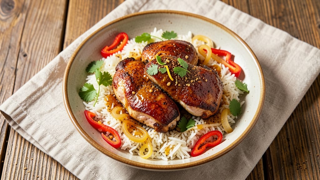Cajun Chicken and Rice Bowl Recipe: Smoky Paprika-Kissed Protein Over Fluffy Jasmine Rice