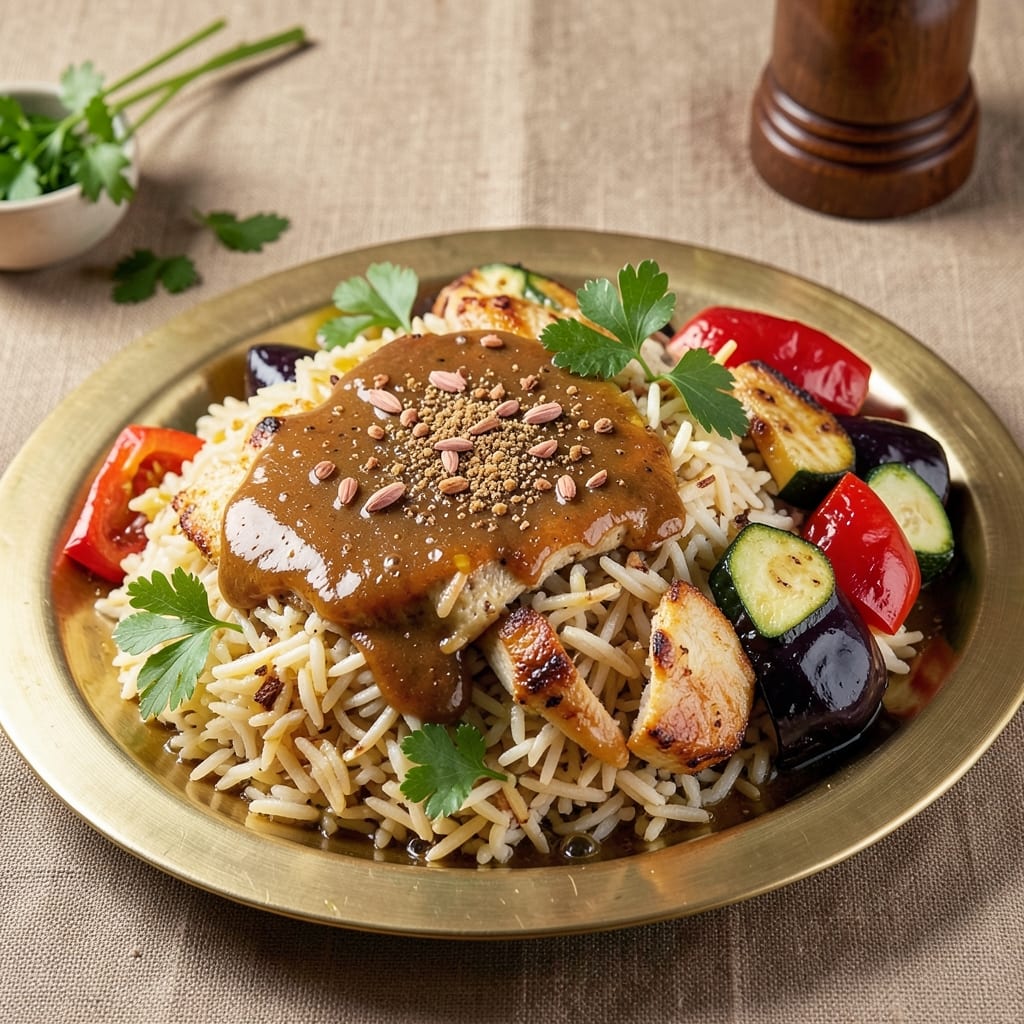 Arabic Rice Pilaf Recipe: Toasted Spice and Saffron Infusion Magic