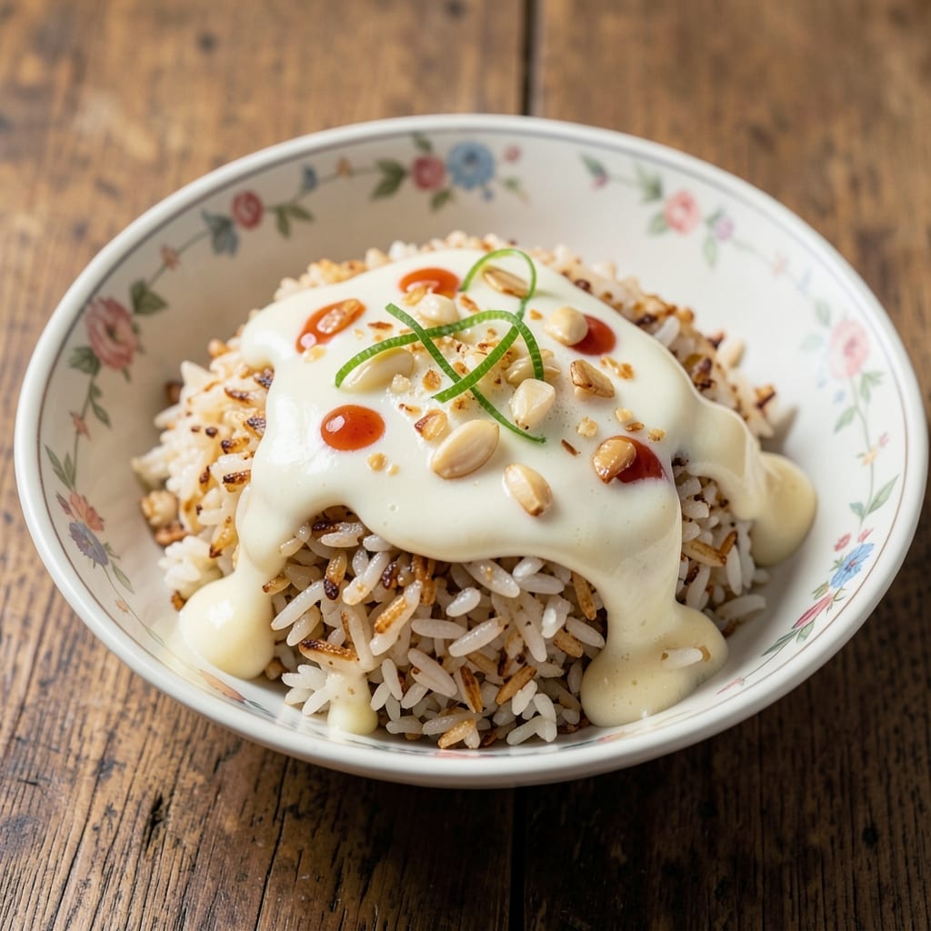 Asian Coconut Rice Recipe: Golden-Glazed Fragrance with Toasted Rice Crunch