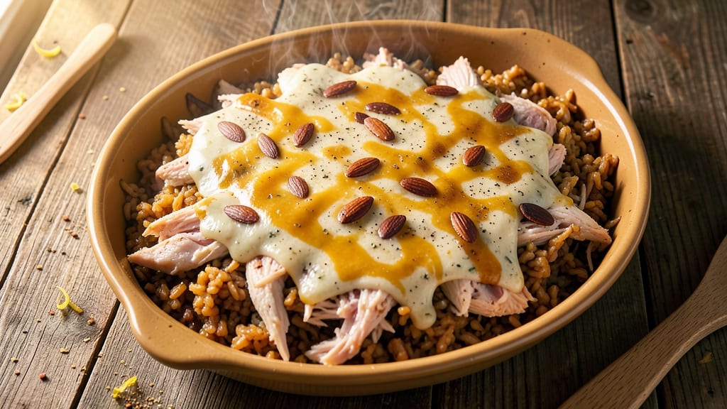 Paula Deen's Chicken and Wild Rice Casserole Recipe: Southern-Style Cheesy Crisp Top