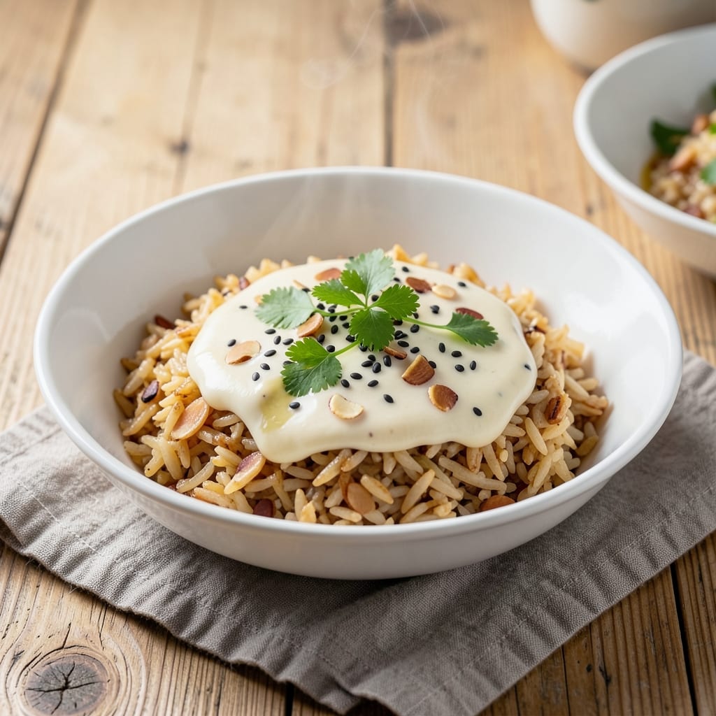 Almond Milk Rice Recipe: Fragrant Jasmine and Toasted Nutty Crunch Fusion