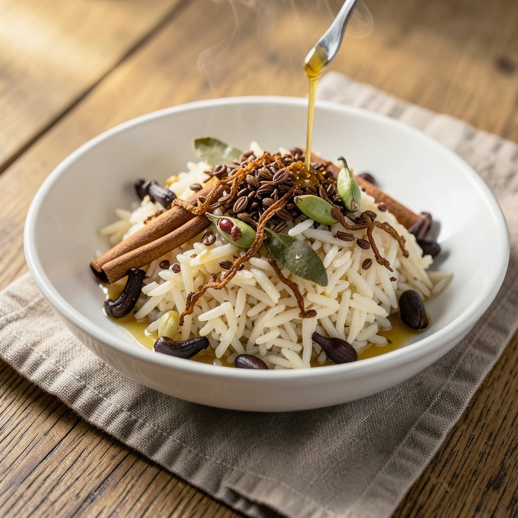 Aroma Pressure Cooker Rice Recipe: One-Pot Fragrant Basmati with Toasted Cumin Crunch