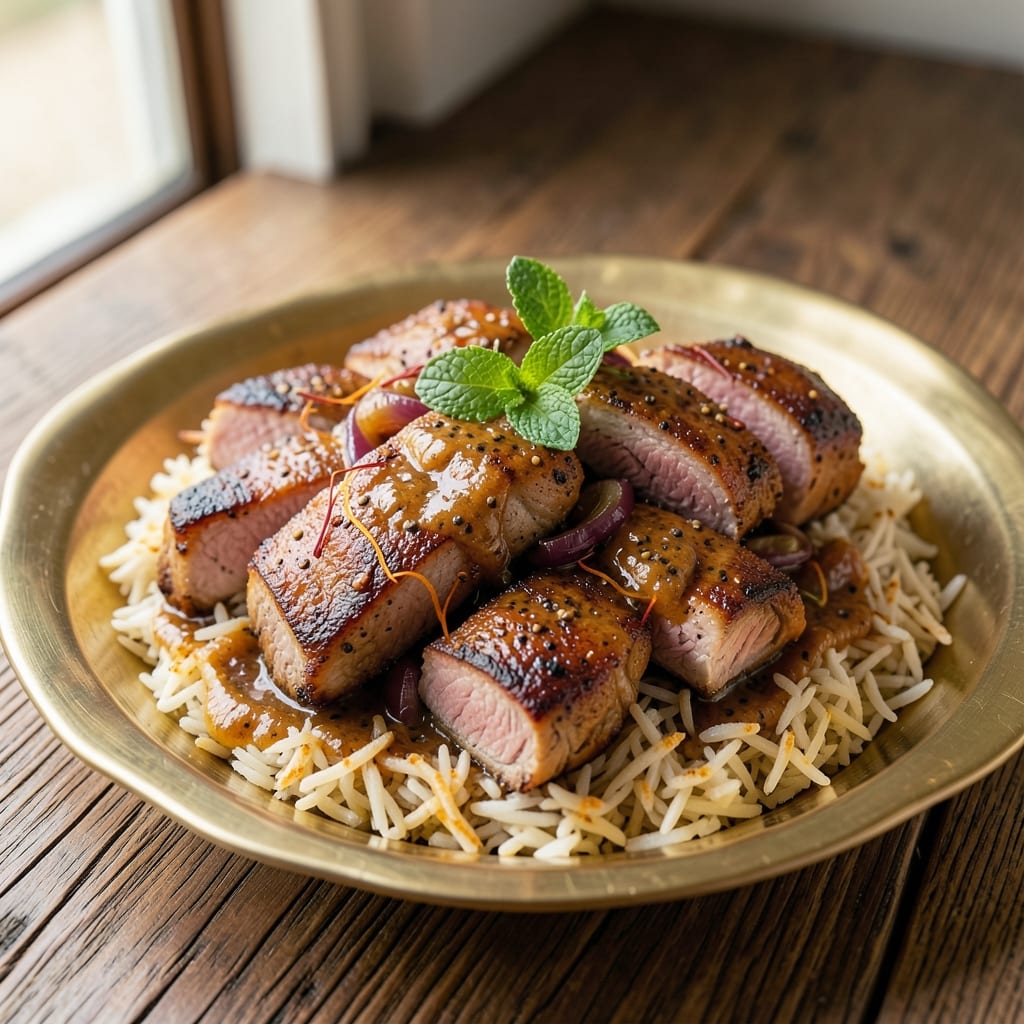 Arabic Kabsa Rice Recipe: Spiced Lamb and Saffron Fragrance in One Pot