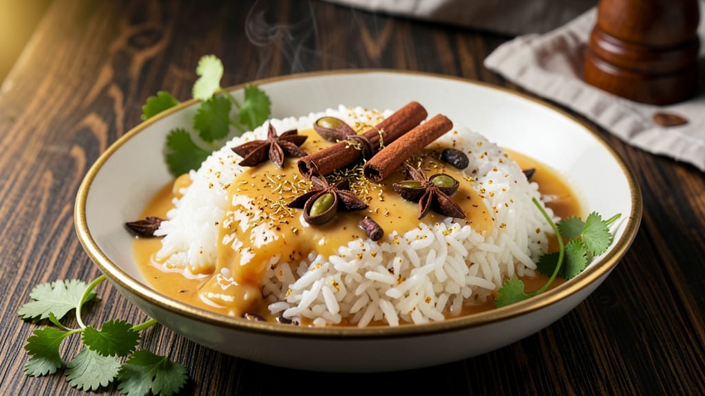 Burmese Coconut Rice Recipe: Fragrant Five-Spice Infused Grains