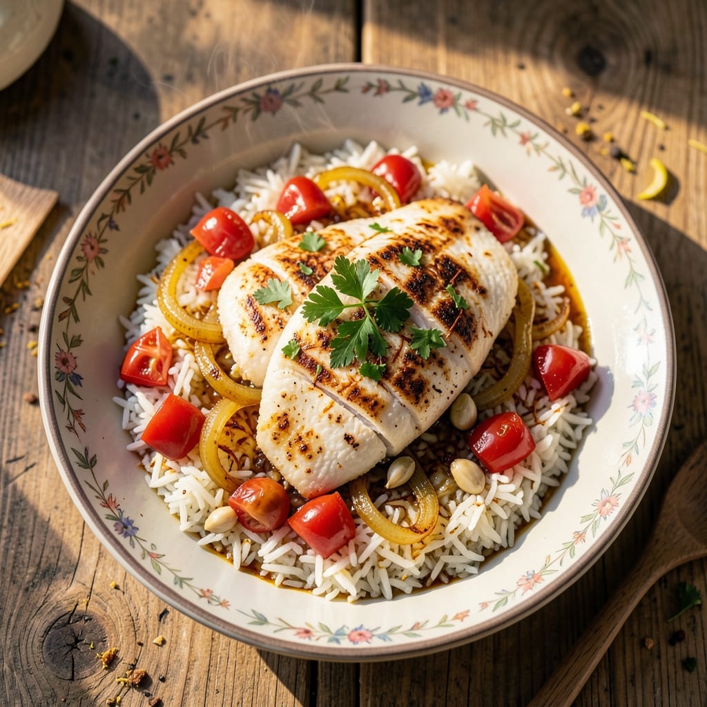 Arabic Fish and Rice Recipe: Saffron-Spiced One-Pot Magic