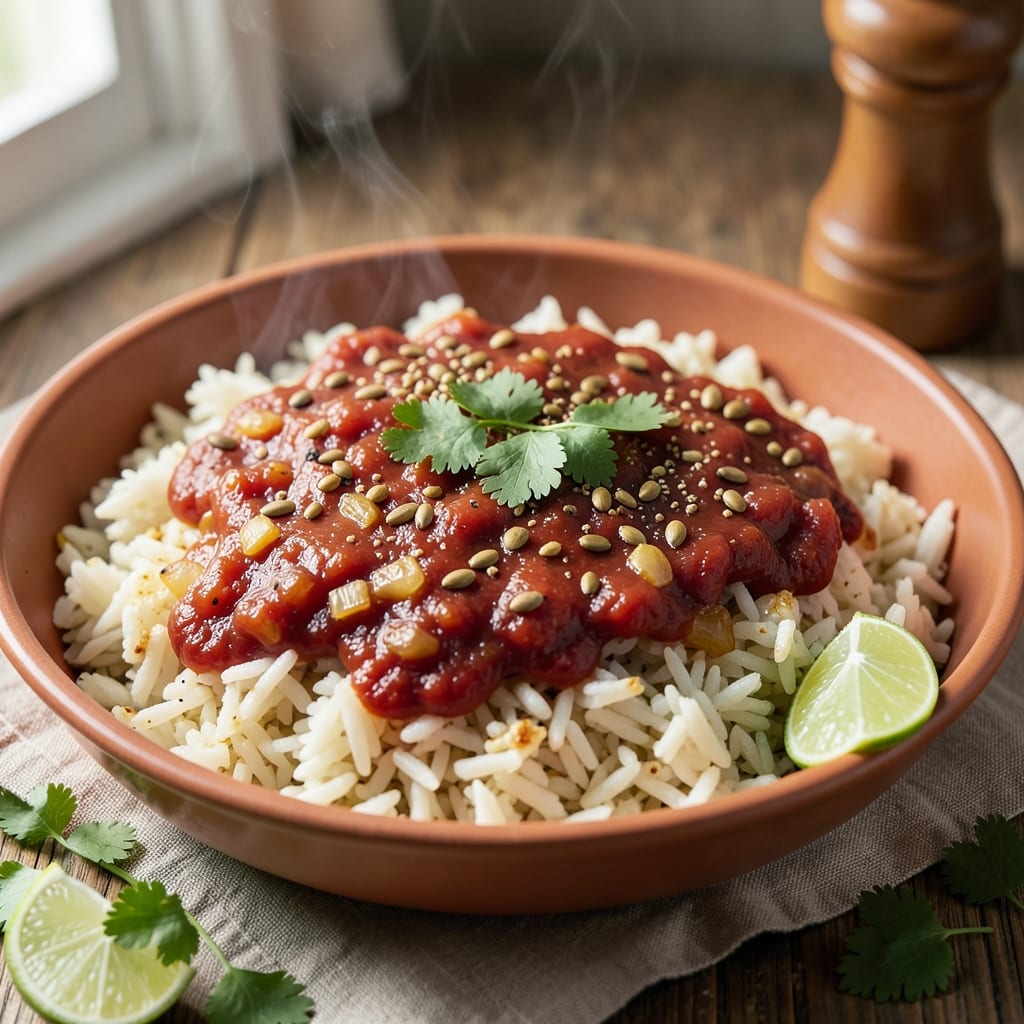 2 Cups Mexican Rice Recipe: Tomato-Cumin Toasted Crunch in One Pot