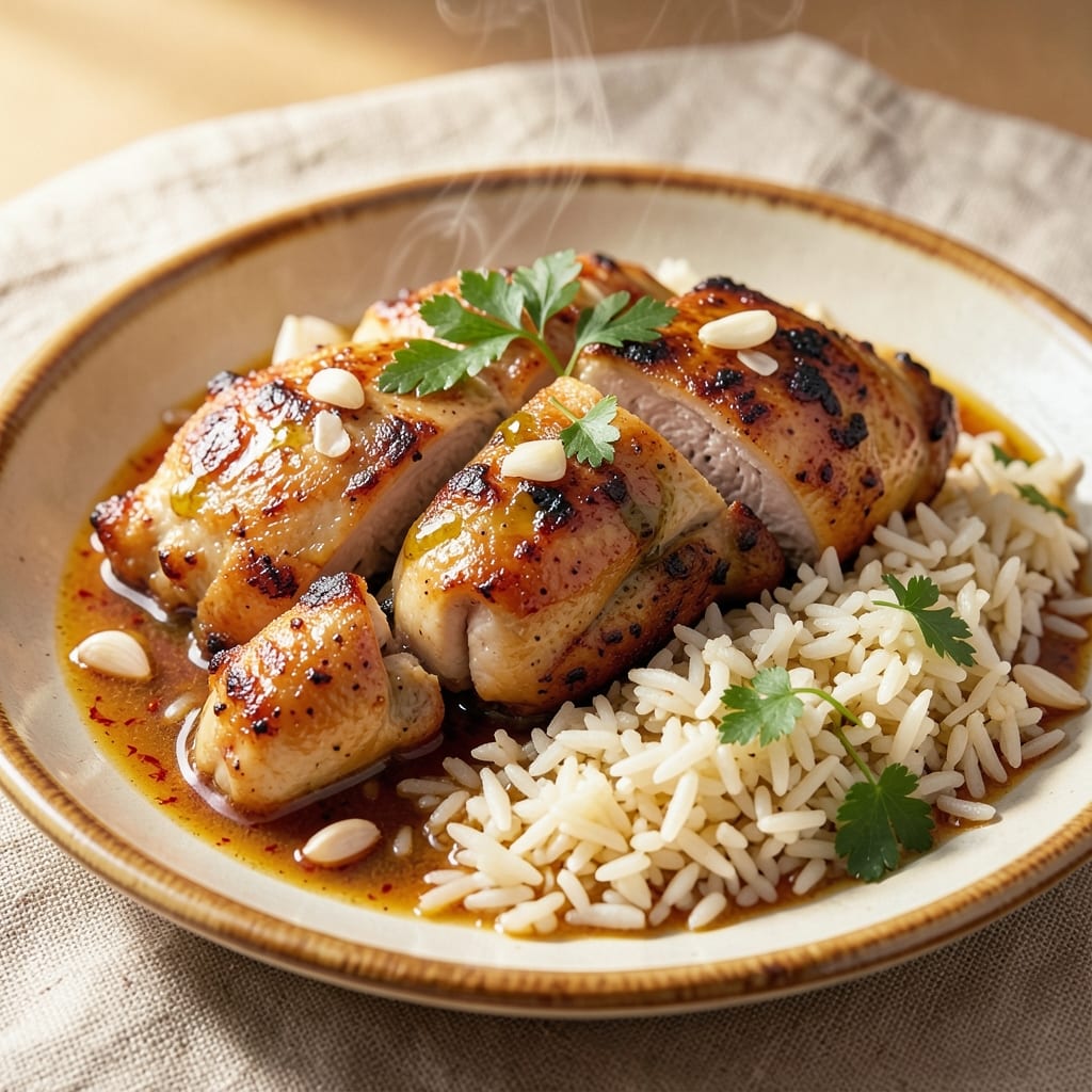 15-Minute Chicken and Rice Recipe: Saffron-Infused One-Pot Magic