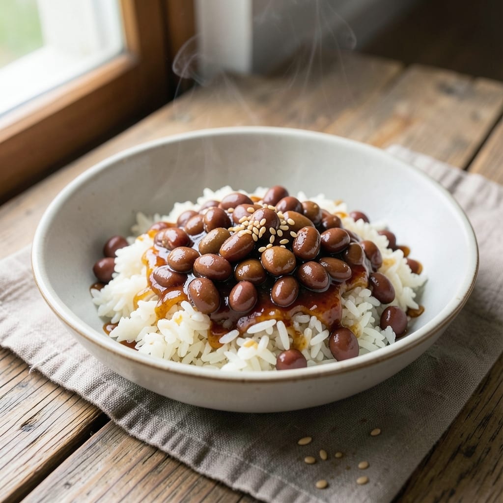 Adzuki Beans and Rice Recipe: Sweet-Savory Umami Harmony in One Pot
