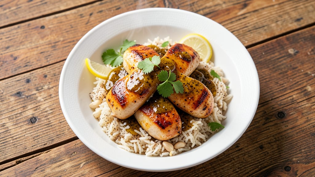 Chicken Tenderloins and Rice Recipe: Crispy-Spiced Chicken Over Fragrant Jasmine Rice