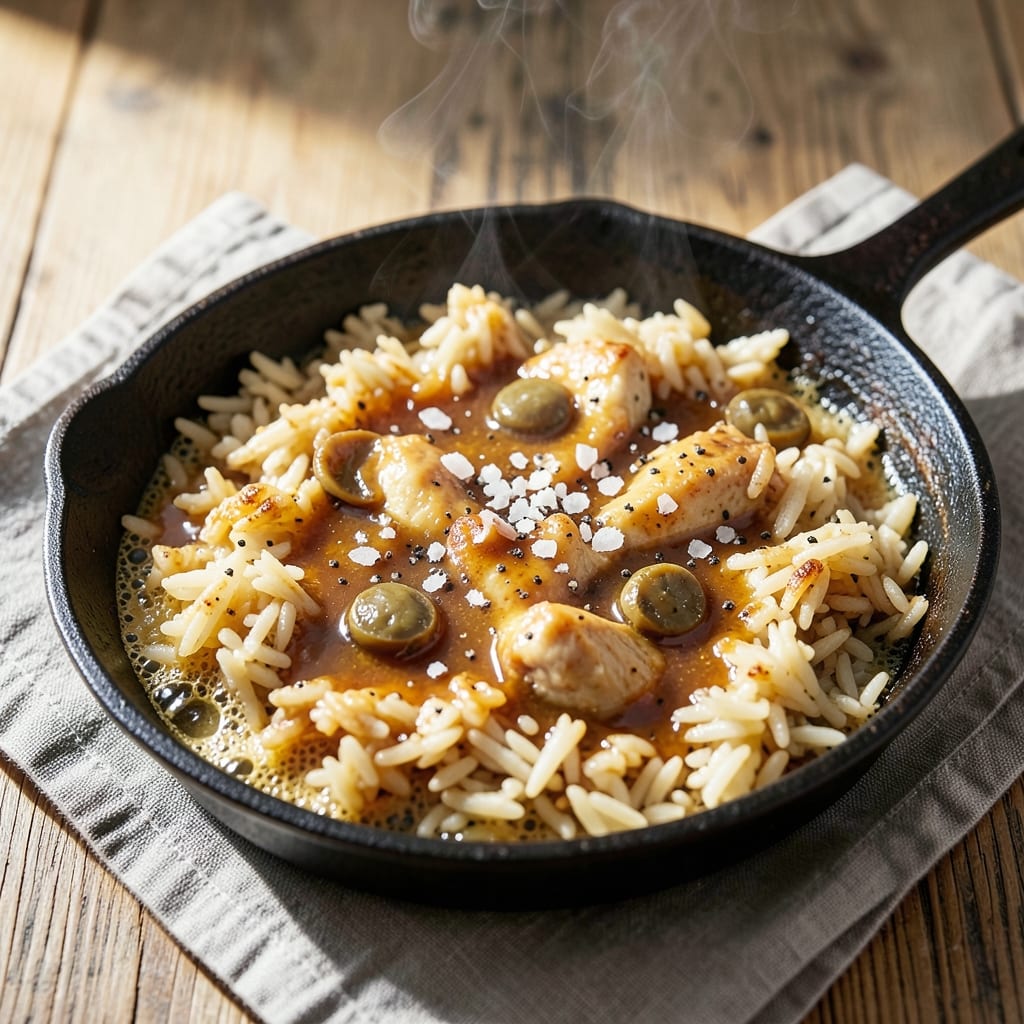 Alton Brown's Baked Rice Recipe: Layered Crispy Top and Creamy Core