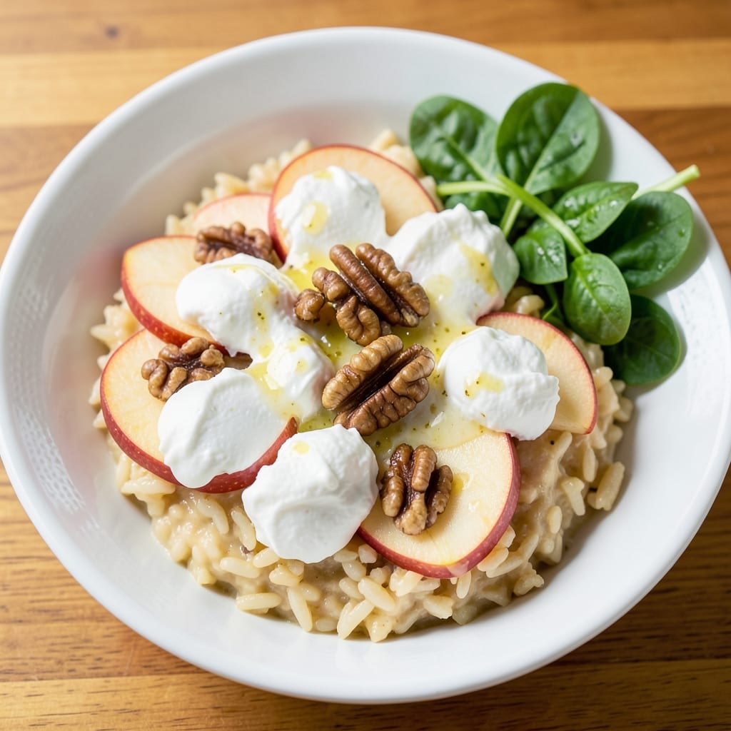 Apple Rice Salad Recipe: Crunchy Apple, Creamy Ricotta Bites
