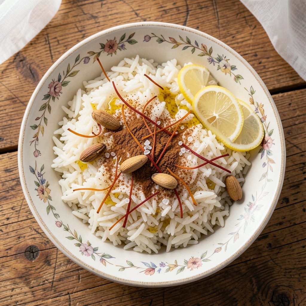 Armenian White Rice Recipe: Fragrant Saffron and Lemon Zest Brightness