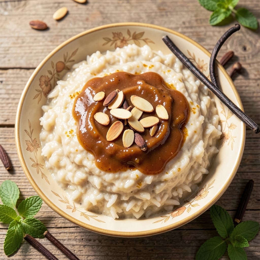 Arab Rice Pudding Recipe: Cardamom-Spiced Warmth With Toasted Almond Crunch