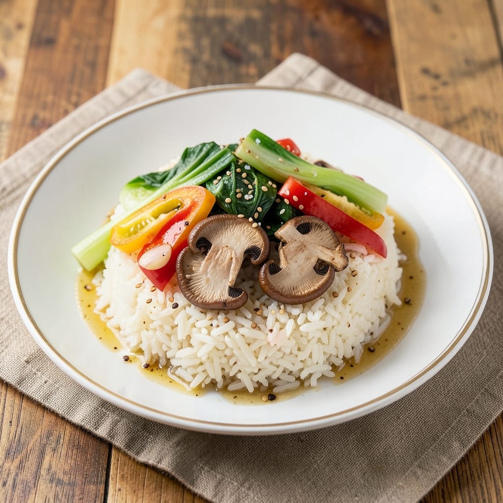 Asian Rice and Vegetables Recipe: Fragrant Jasmine Basmati with Stir-Fried Crunch