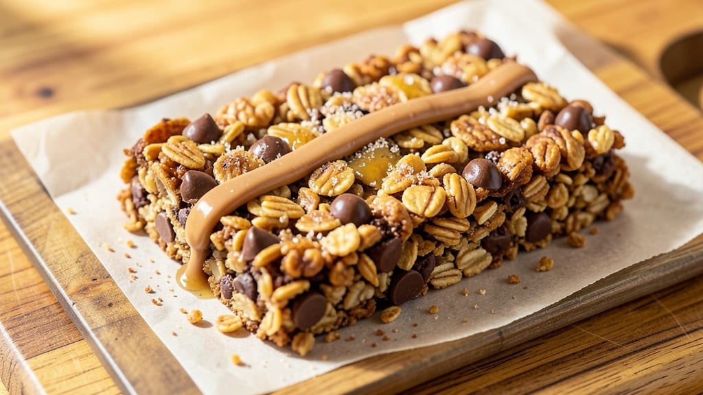 Chocolate Chip Granola Bars Recipe Without Rice Krispies: Chewy Crunch and Melty Centers