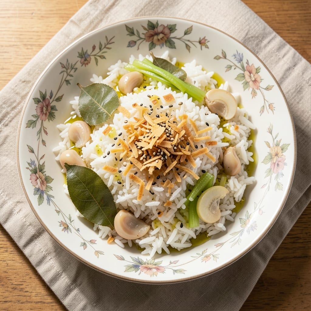 Aroma White Rice Recipe: Fragrant Jasmine and Toasted Coconut Crunch Fusion