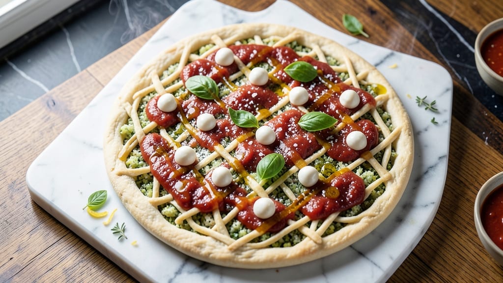 Cauliflower Rice Pizza Dough Recipe: Crispy Edges and Chewy Centers