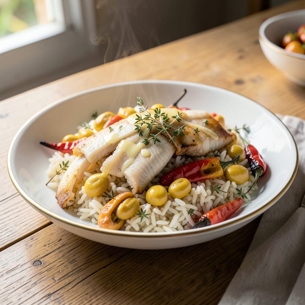 Ackee and Saltfish Seasoned Rice Recipe: Jamaican Breakfast Flavor in One Pot