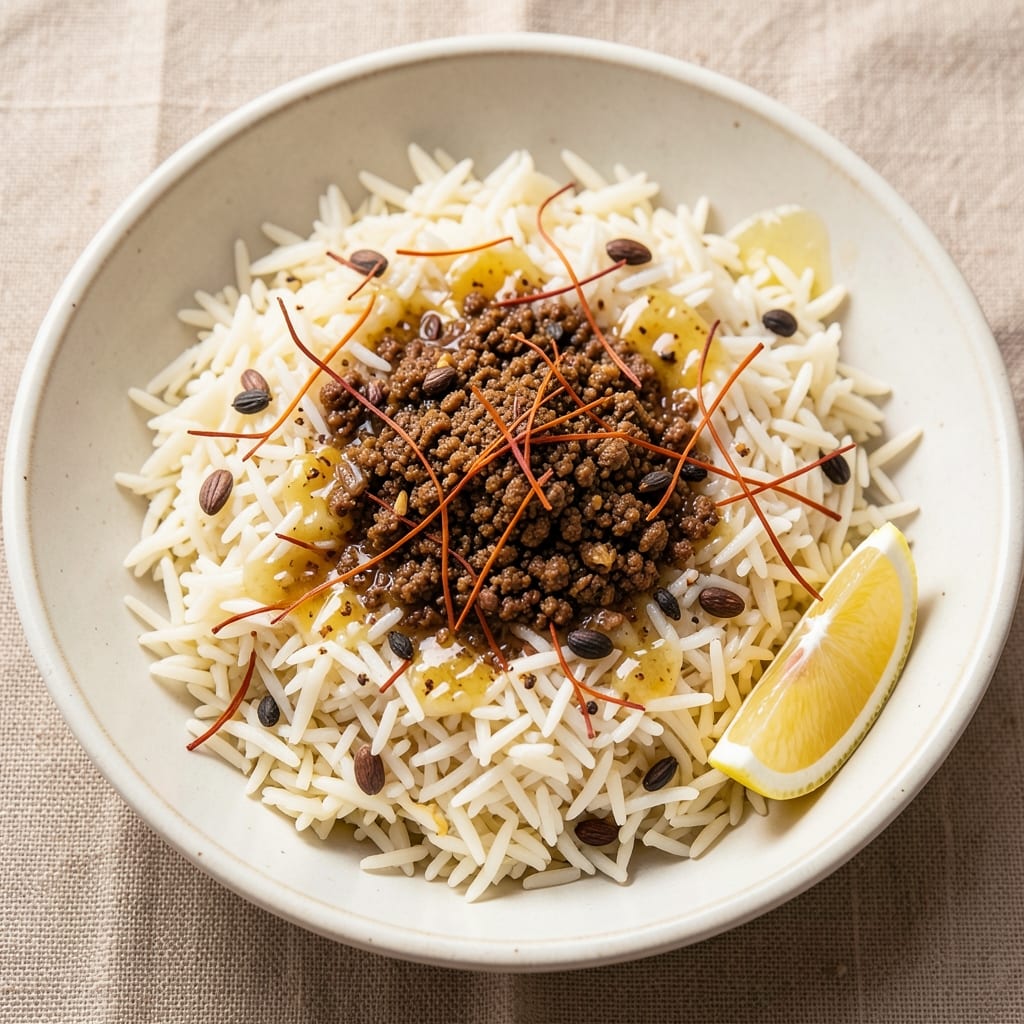 Arabic White Rice Recipe: Citrus-Infused Basmati With Toasted Cumin Crunch