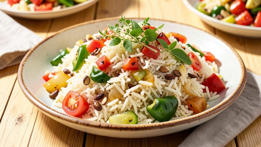 Caribbean Confetti Rice Recipe: Vibrant Grains with Toasted Pecans and Citrus Zing