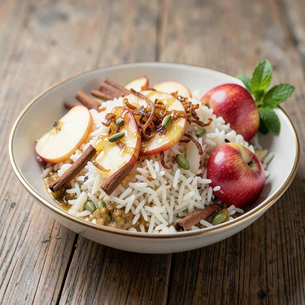 Apple Rice Indian Recipe: Spiced Apple and Basmati Harmony in One Pot